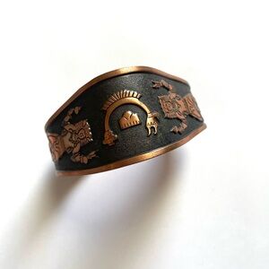 Copper Cuff with Intricate Design